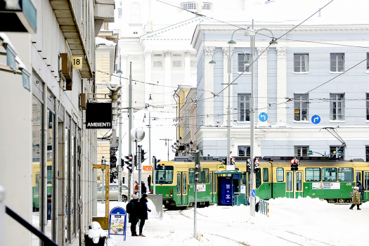 talvikuva Helsingistä